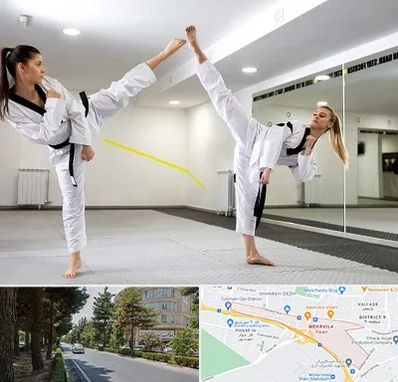 باشگاه دفاع شخصی بانوان در مهرویلا کرج