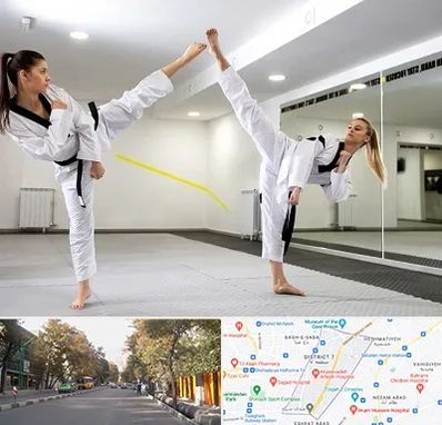 باشگاه دفاع شخصی بانوان در شریعتی 