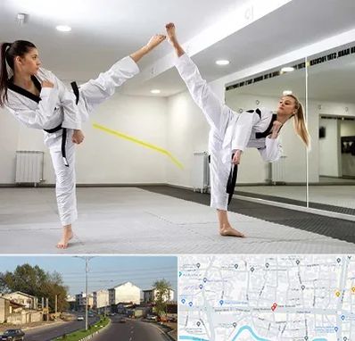 باشگاه دفاع شخصی بانوان در ضیابری رشت