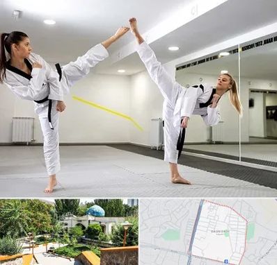 باشگاه دفاع شخصی بانوان در باغمیشه تبریز