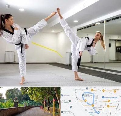 باشگاه دفاع شخصی بانوان در فلکه گاز رشت