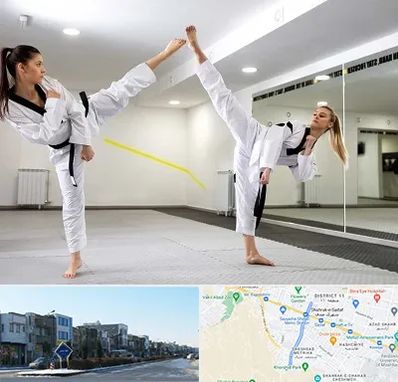 باشگاه دفاع شخصی بانوان در شریعتی مشهد