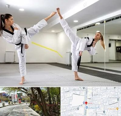 باشگاه دفاع شخصی بانوان در خیابان توحید اصفهان