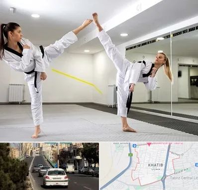 باشگاه دفاع شخصی بانوان در خطیب تبریز