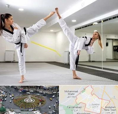 باشگاه دفاع شخصی بانوان در فردیس کرج 