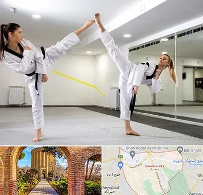 باشگاه دفاع شخصی بانوان در شهر ری