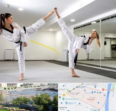 باشگاه دفاع شخصی بانوان در گلستان اهواز