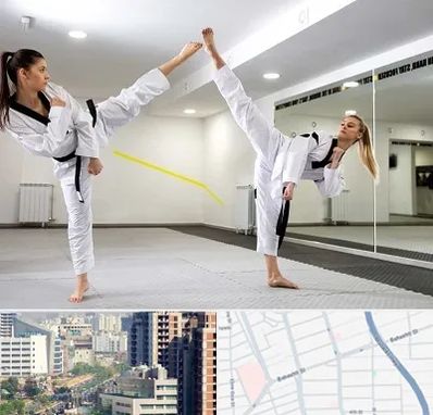 باشگاه دفاع شخصی بانوان در خیابان بهشتی