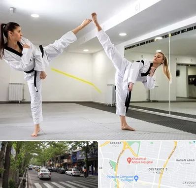 باشگاه دفاع شخصی بانوان در ظفر 