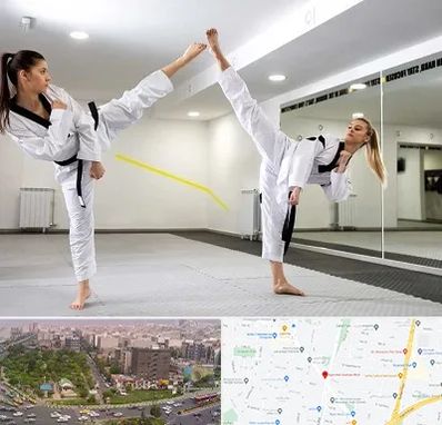 باشگاه دفاع شخصی بانوان در آیت الله کاشانی 