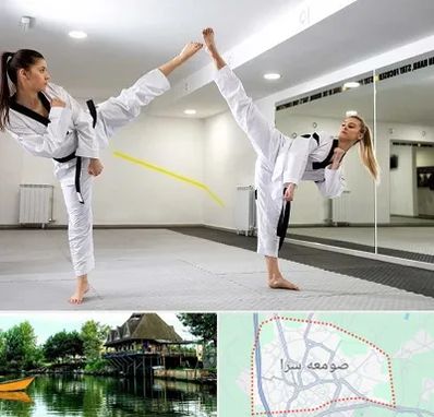 باشگاه دفاع شخصی بانوان در صومعه سرا