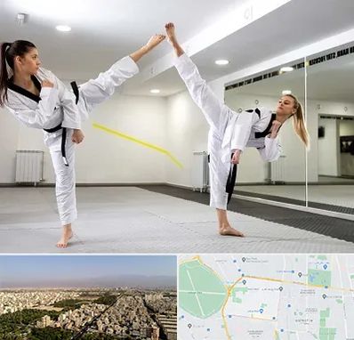 باشگاه دفاع شخصی بانوان در نازی آباد