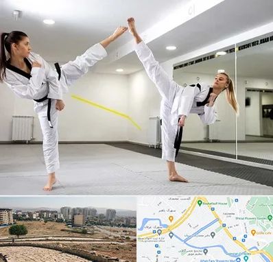 باشگاه دفاع شخصی بانوان در کوی وحدت شیراز