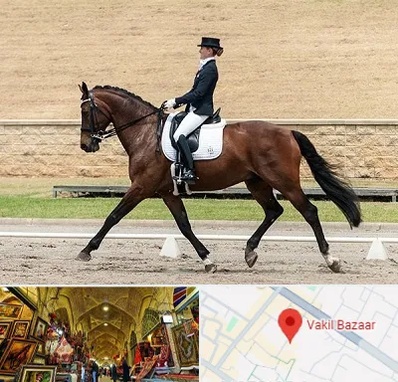 باشگاه سوارکاری بانوان در بازار وکیل شیراز