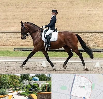 باشگاه سوارکاری بانوان در باغمیشه تبریز