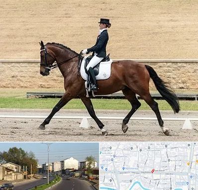 باشگاه سوارکاری بانوان در ضیابری رشت