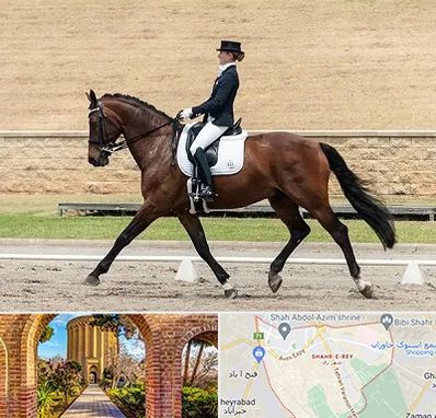 باشگاه سوارکاری بانوان در شهر ری