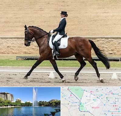 باشگاه سوارکاری بانوان در کوهسنگی مشهد