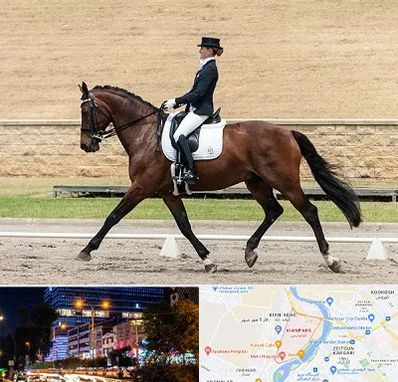 باشگاه سوارکاری بانوان در کیانپارس اهواز