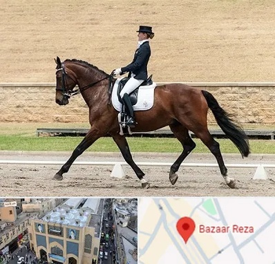 باشگاه سوارکاری بانوان در بازار رضا مشهد