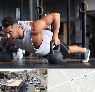 باشگاه فیتنس آقایان در خیابان دماوند