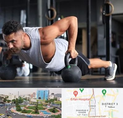 باشگاه فیتنس آقایان در ونک 