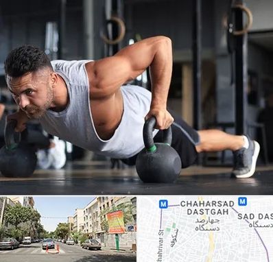 باشگاه فیتنس آقایان در چهارصد دستگاه 