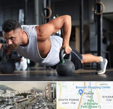 باشگاه فیتنس آقایان در پونک 