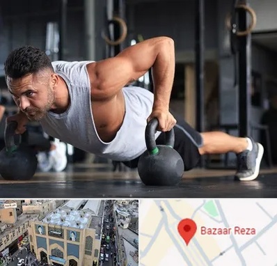 باشگاه فیتنس آقایان در بازار رضا مشهد