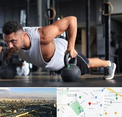 باشگاه فیتنس آقایان در هنگام 