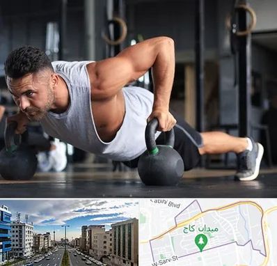 باشگاه فیتنس آقایان در سعادت آباد 