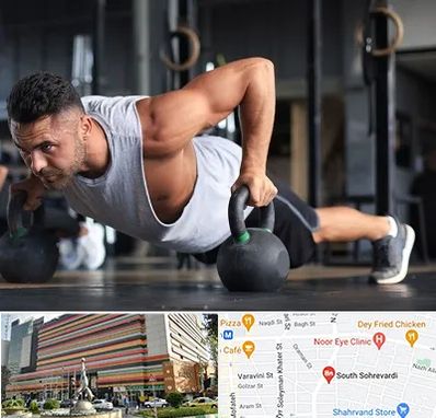 باشگاه فیتنس آقایان در سهروردی 