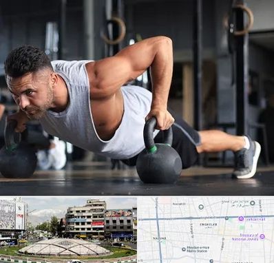 باشگاه فیتنس آقایان در مرکز تهران