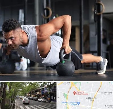 باشگاه فیتنس آقایان در ظفر 