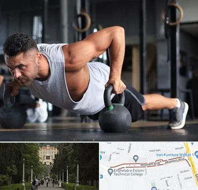 باشگاه فیتنس آقایان در بلوار معلم رشت 