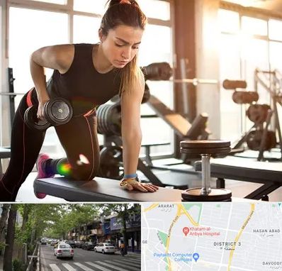 باشگاه فیتنس بانوان در ظفر 