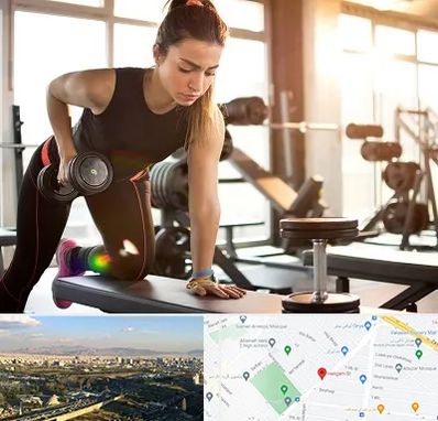 باشگاه فیتنس بانوان در هنگام 