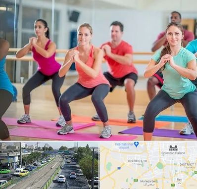 باشگاه ایروبیک بانوان در جنوب تهران 