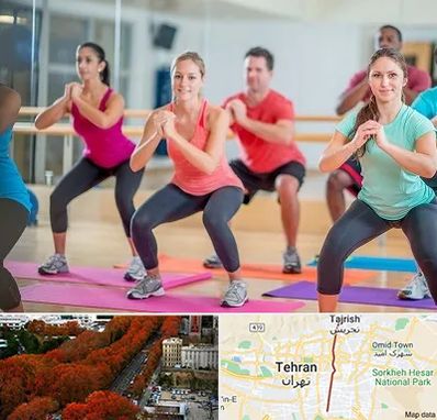 باشگاه ایروبیک بانوان در ولیعصر 