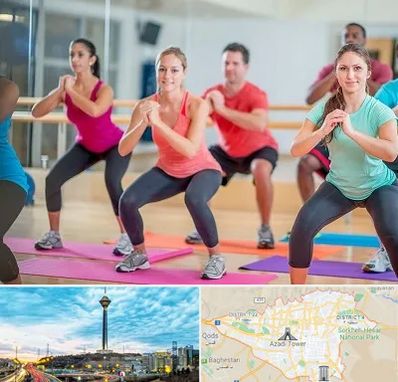 باشگاه ایروبیک بانوان در تهران