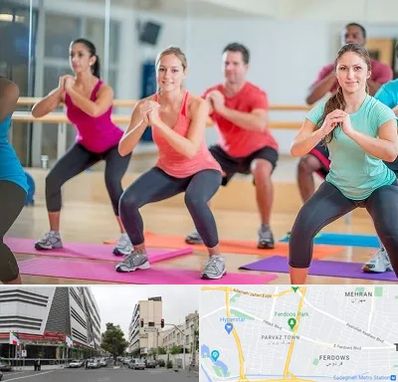 باشگاه ایروبیک بانوان در بلوار فردوس 