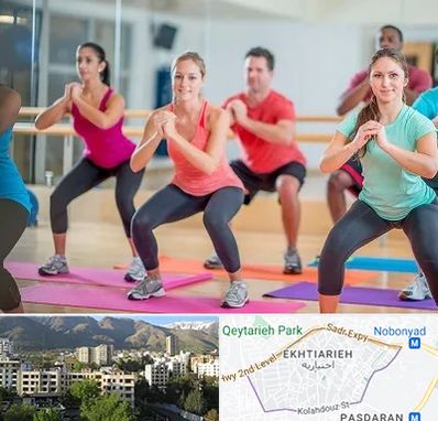 باشگاه ایروبیک بانوان در اختیاریه 