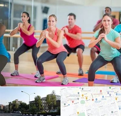 باشگاه ایروبیک بانوان در میدان کاج 