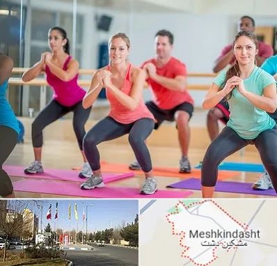 باشگاه ایروبیک بانوان در مشکین دشت