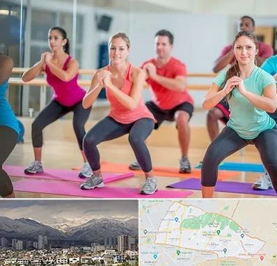 باشگاه ایروبیک بانوان در منطقه 4 تهران 