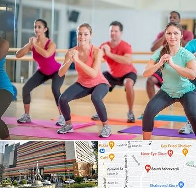 باشگاه ایروبیک بانوان در سهروردی 