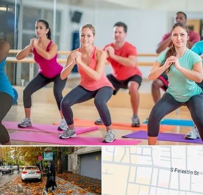 باشگاه ایروبیک بانوان در خیابان فلسطین