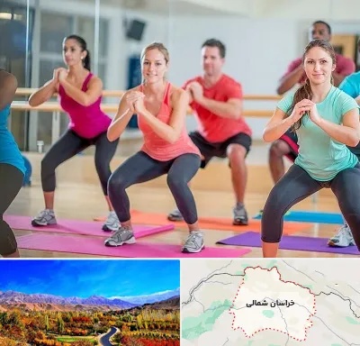 باشگاه ایروبیک بانوان در خراسان شمالی