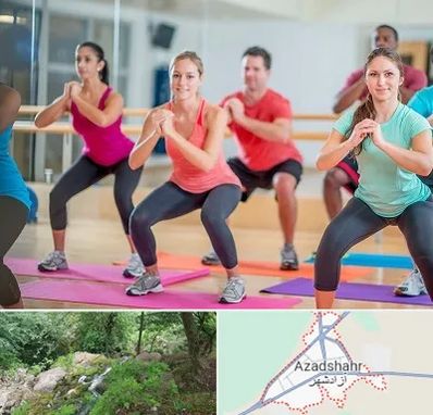 باشگاه ایروبیک بانوان در آزادشهر