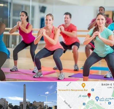 باشگاه ایروبیک بانوان در فلکه گاز شیراز